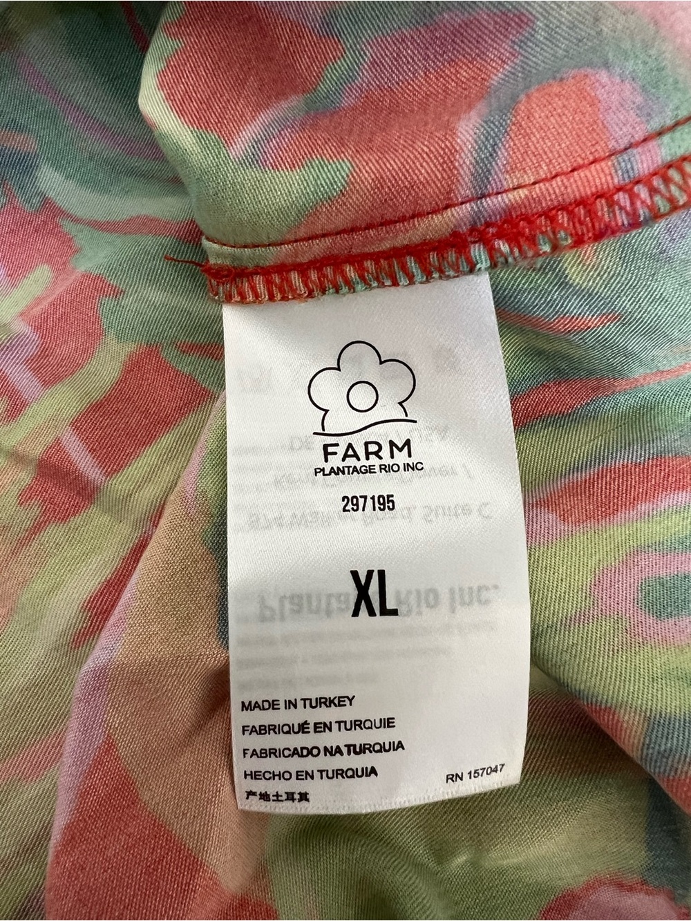 FARM Rio Red Tropical-Print Maxi Dress - Picture 5 of 6